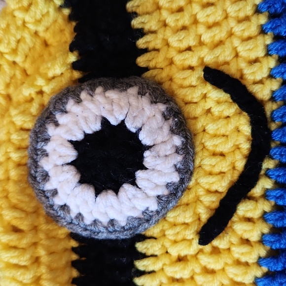 Handmade Minions Crochet Beanie Hat - Picture 6 of 6